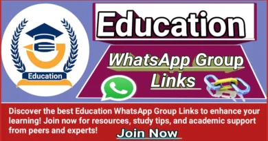 Education WhatsApp Group Link