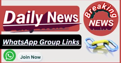 Daily News WhatsApp Group Links