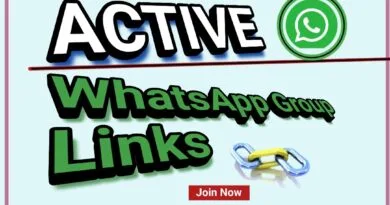 Active WhatsApp Group Links
