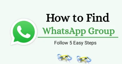 How to find whatsapp group