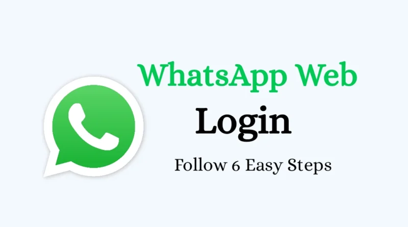 WhatsApp login on web