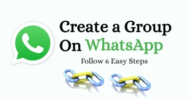 How to create a Group on whatsapp