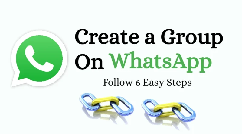 How to create a Group on whatsapp