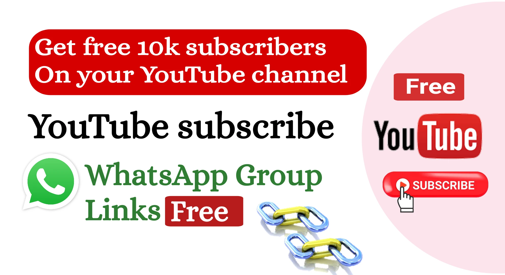 Youtube Subscribe whatsApp group link