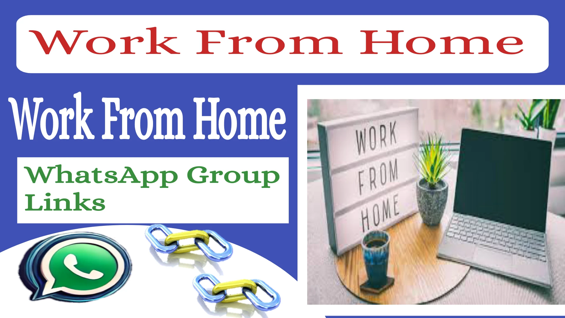 Work from home whatsapp group link