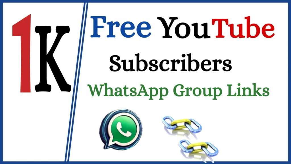 1k Subscribers WhatsApp Group Link