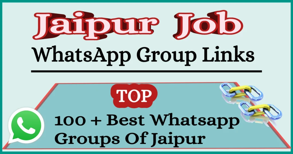 Jaipur Job Whatsapp Group Link